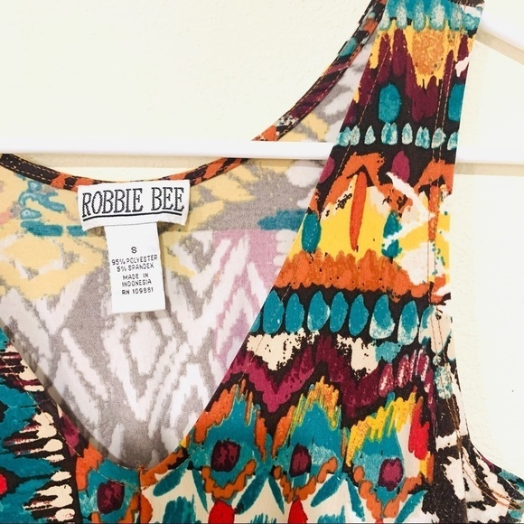 Robbie Bee Abstract Print Maxi Dress Size Small - Picture 3 of 6